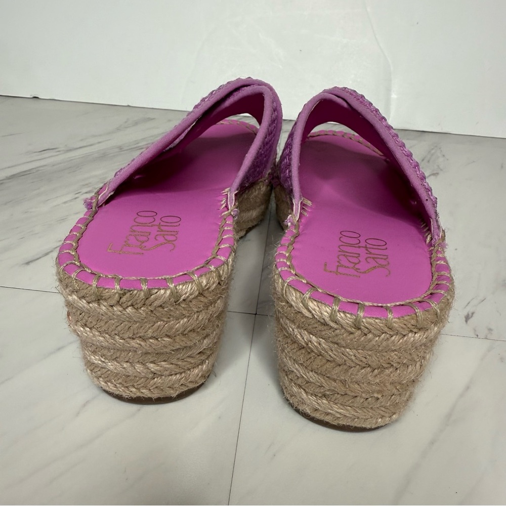 Franco Sarto Pamala Espadrille Platform Wedge Sandal 7M - Picture 4 of 14